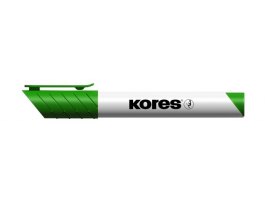 Popisovač Kores K-Marker Whiteboard - zelená / klínový krot