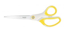 Nůžky Leitz WOW kancelářské titanové 20,5 cm / bílo-žlutá