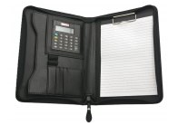 Spisovka se A5 zipem a blokem oficio - černá