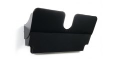 Držák na prospekty DURABLE magnetický - A4 černý / na šířku