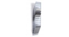Držáky na prospekty Flexiboxx - 12 / A4 / čirý / na výšku