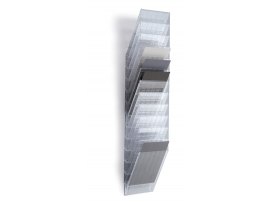 Držáky na prospekty Flexiboxx - 12 / A4 / čirý / na výšku