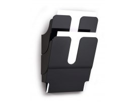 Držáky na prospekty Flexiplus - 2 / A4 / černý / na výšku