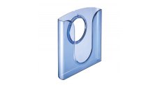 Prezentační odkladač - box / modrá transparentní