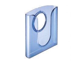 Prezentační odkladač - box / modrá transparentní