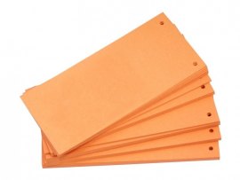 Rozdružovací kartonové jazyky - oranžová / 50 ks