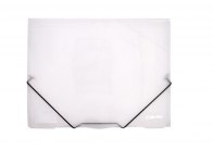 Desky s gumou eColection A4 / 3 klopy / čirá