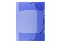 Spisové desky A4 s gumou Opaline - modrá