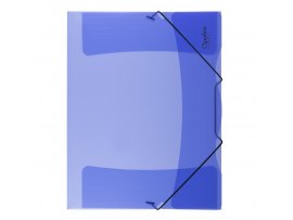 Spisové desky A4 s gumou Opaline - modrá