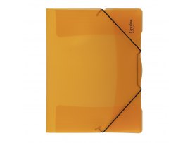 Spisové desky A4 s gumou Opaline - oranžová