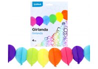 Girlanda papírová - 4 m / balónky