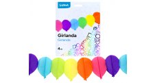 Girlanda papírová - 4 m / balónky