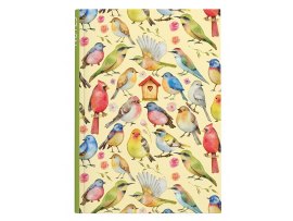 Kniha záznamní A5 - linka / 100 l / ptáčci Kniha záznamní A5 - linka / 100 l / ptáčci