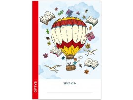 Sešit speciální 423x A4 linka čistý