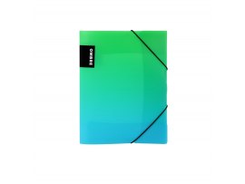 Spisové desky A4 OMBRE s gumou - zelená