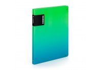 Desky A4 kroužkové OMBRE - 4 kroužek / zelená