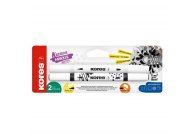 Akrylový popisovač Kreative Marker 2v1 - sada / černá a bílá