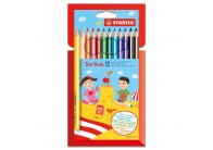 Pastelky STABILO® trojhranné Trio silné / 12 barev