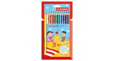 Pastelky STABILO® trojhranné Trio silné / 12 barev