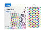 Lampion roztahovací 15 cm - puntík
