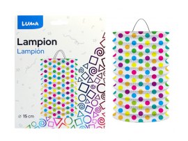 Lampion roztahovací 15 cm - puntík Lampion roztahovací 15 cm - puntík