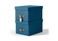 Úložný box Leitz Puro M - modrá / 2 ks