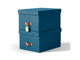 Úložný box Leitz Puro M - modrá / 2 ks