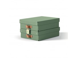 Úložný box Leitz Puro M nízký - zelená / 2 ks Úložný box Leitz Puro M nízký - zelená / 2 ks