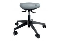 Balanční židle Leitz Ergo s kolečky - šedá