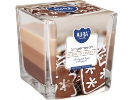 Vonná svíčka tříbarevná - Gingerbread Vonná svíčka tříbarevná - Gingerbread