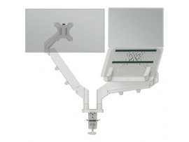 Ergonomické duální rameno Leitz Ergo pro monitor a notebook