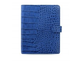 Filofax Classic Croc A5 týdenní modrá