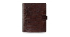 Filofax Classic Croc - A5 / kaštanová