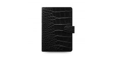 Filofax Classic Croc A6 osobní týdenní černá