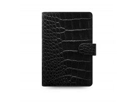 Filofax Classic Croc A6 osobní týdenní černá