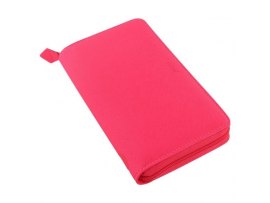 Filofax Saffiano ZIP Fluoro A6 osobní compact týdenní růžová