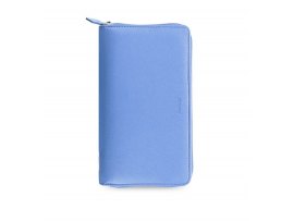 Filofax Saffiano ZIP Compact - osobní / modrá Filofax Saffiano ZIP Compact - osobní / modrá