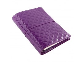 Filofax Domino Luxe A6 osobní týdenní fialová