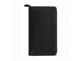 Filofax Saffiano ZIP Compact - osobní / černá Filofax Saffiano ZIP Compact - osobní / černá
