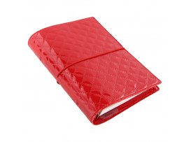 Filofax Domino Luxe A6 osobní týdenní červená