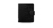 Filofax Classic Croc A7 kapesní týdenní černá