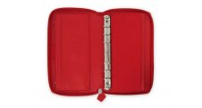 Filofax Saffiano ZIP A6 osobní compact týdenní červená