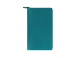 Filofax Saffiano ZIP A6 osobní compact týdenní aquamarínová