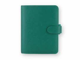 Filofax Saffiano A7 kapesní týdenní akvamarín