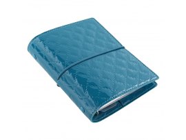 Filofax Domino Luxe A7 kapesní týdenní teal