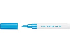 Popisovač Pilot Pintor EF / metalická modrá