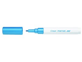 Popisovač Pilot Pintor F / metalická modrá