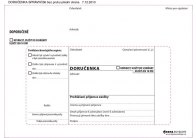 Obálky B6 s doručenkou, vytrhovací okénko - bílá / 100 ks / krycí páska Obálky B6 s doručenkou, vytrhovací okénko - bílá / 100 ks / krycí páska