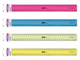 Pravítko 30 cm - mix barev