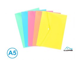 Spisové desky s drukem - A5 / pastelový mix barev